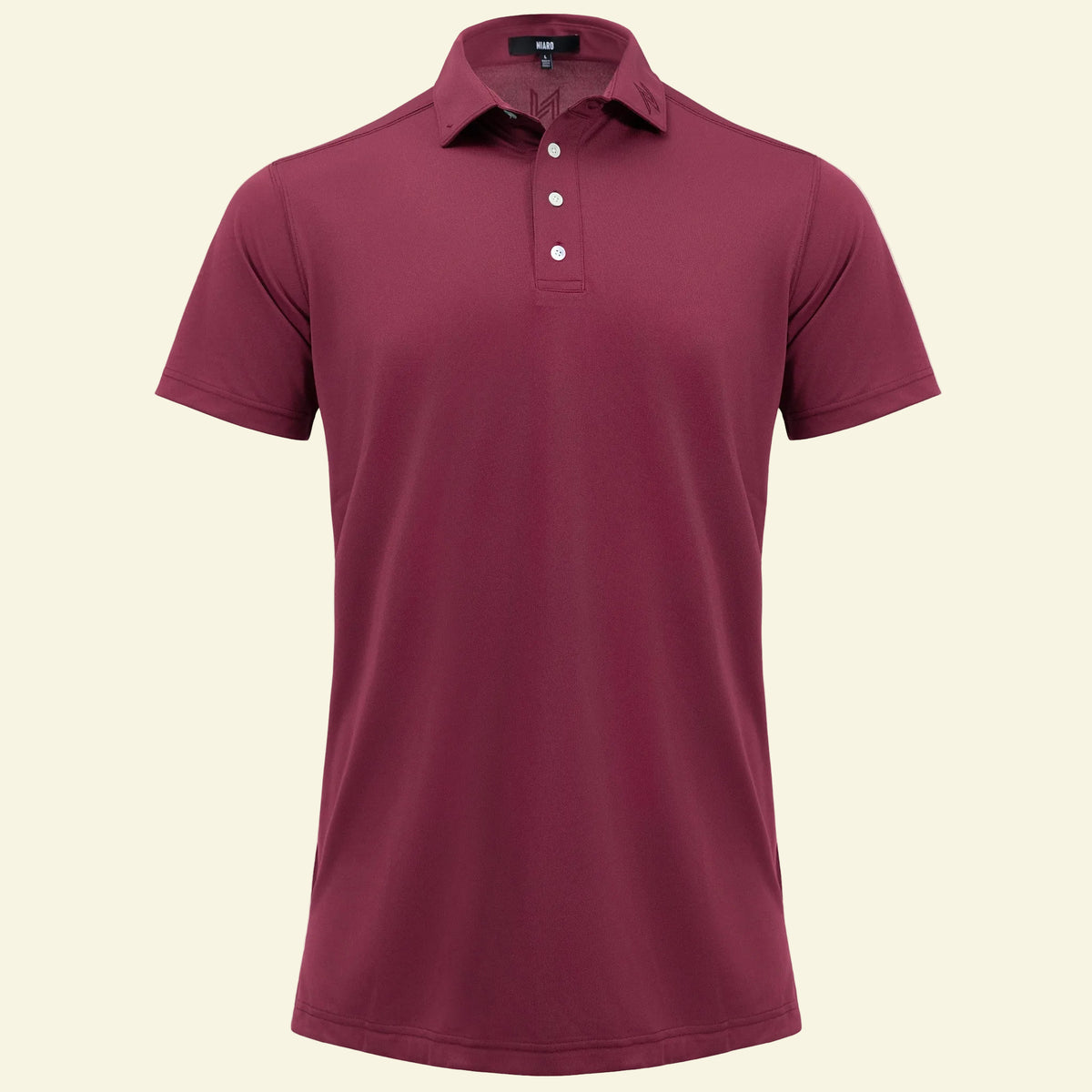 Signature Solid Polo β Bordeaux