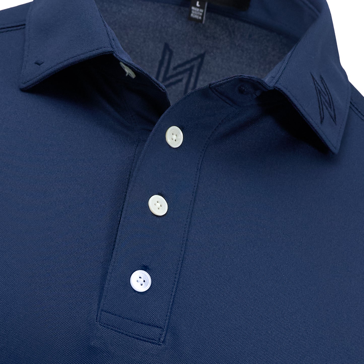 Signature Solid Polo — Black Iris