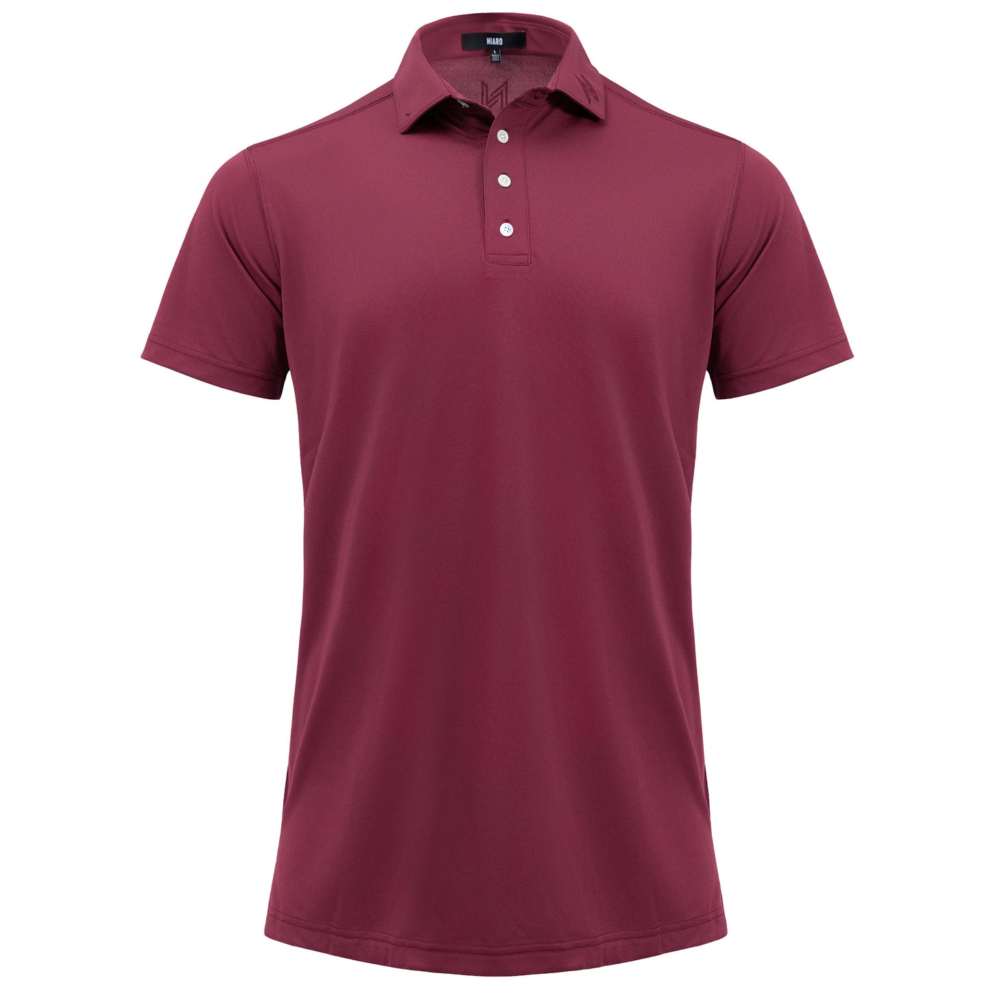 Signature Solid Polo — Bordeaux
