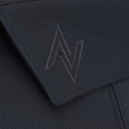 Signature Solid Polo — Caviar