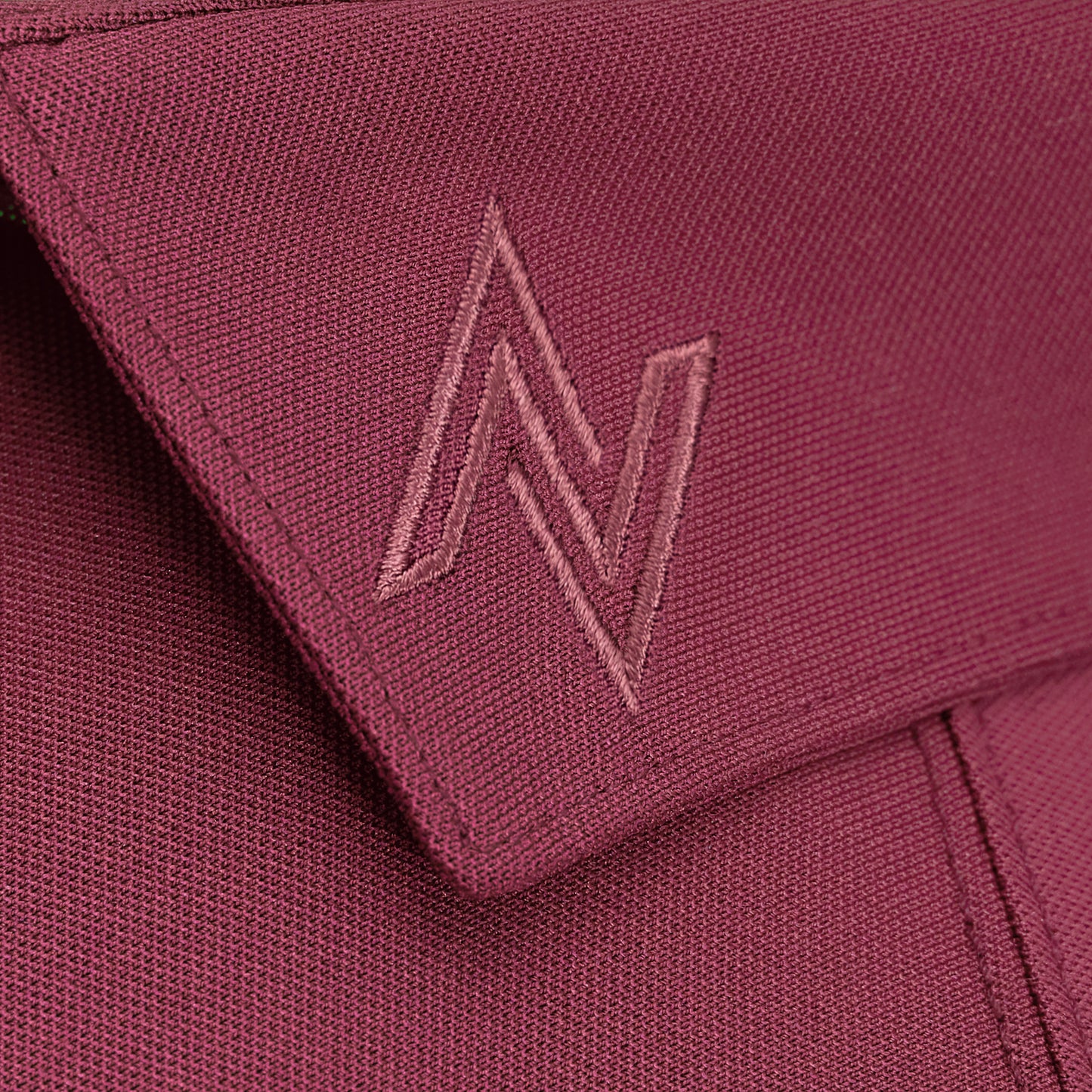 Signature Solid Polo — Bordeaux