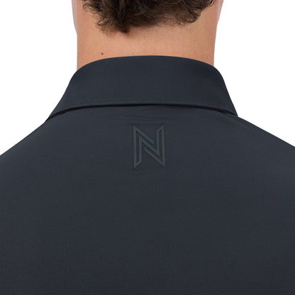 Signature Solid Polo — Caviar