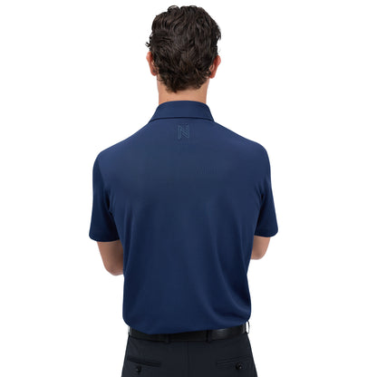 Signature Solid Polo — Black Iris