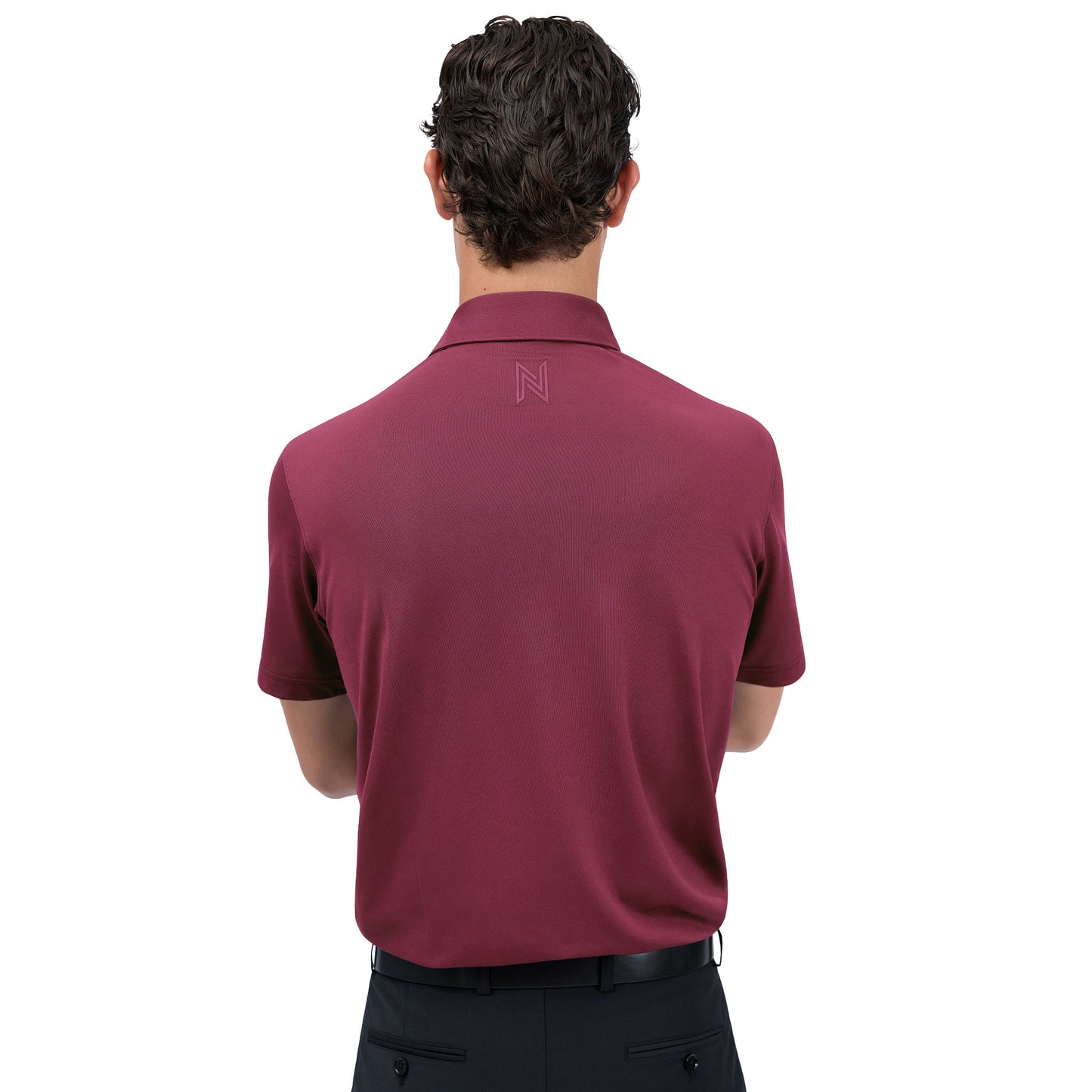 Signature Solid Polo — Bordeaux