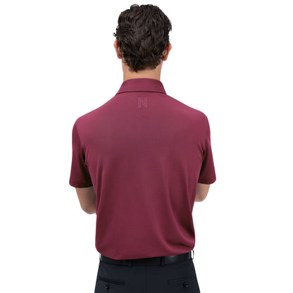 Signature Solid Polo — Bordeaux