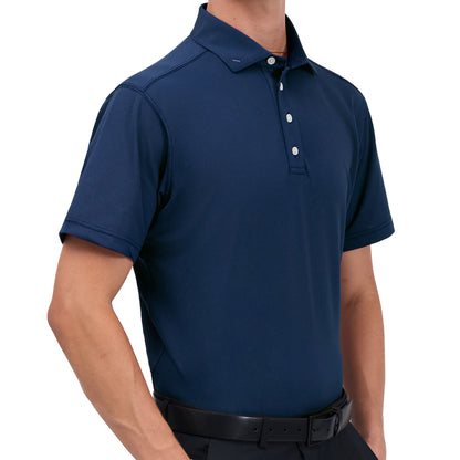 Signature Solid Polo — Black Iris