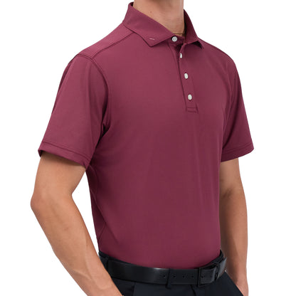 Signature Solid Polo — Bordeaux